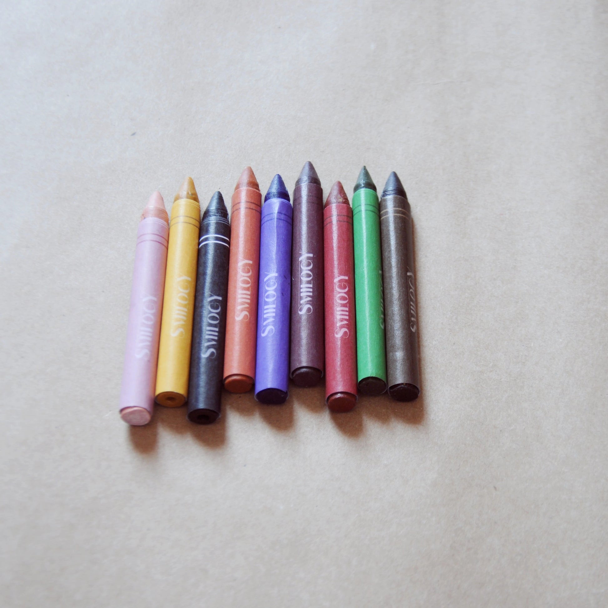 9-Piece Standard Organic Beeswax Crayons